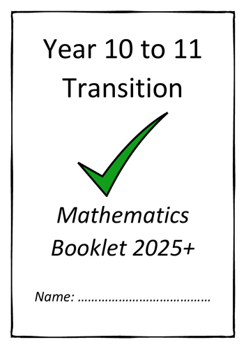 Year 10 to 11 Transition Booklet