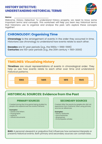 Understanding Historical Terms