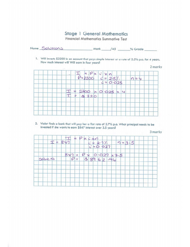 Financial Mathematics