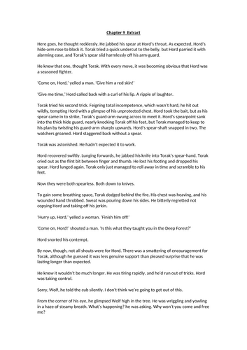 Wolf Brother - Chapter 9 - Assessment Prep and Assessment