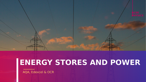Energy Stores & Power