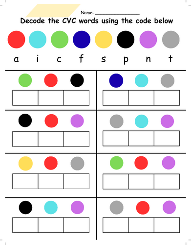 Decode the CVC words