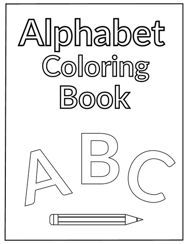 ABC Alphabet Coloring Book – Calm Learning for Early Years
