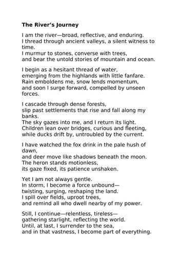 5 KS2 SATs style poetry reading comprehensions