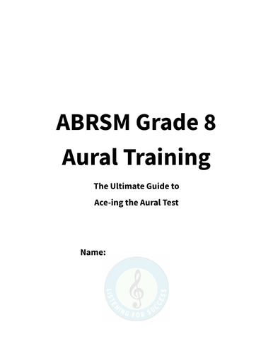ABRSM Grade 8 Aural Training Guide