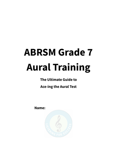 ABRSM Grade 7 Aural Training Guide