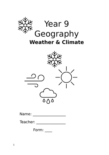 Key Stage 3 Weather and Climate