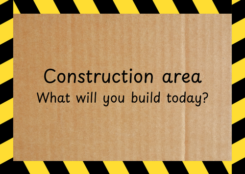 Construction area visuals