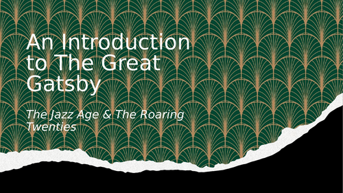 The Great Gatsby – Full Scheme of Work (OCR A Level English Literature)