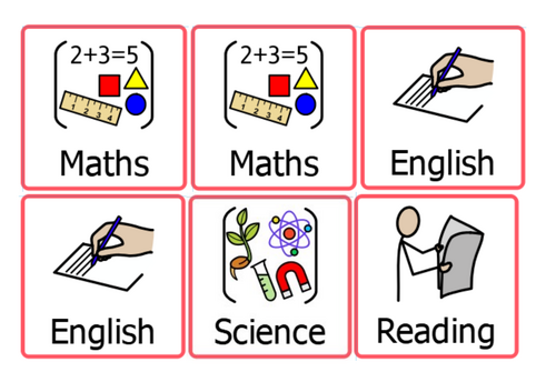 Communicate in Print Visual Timetable