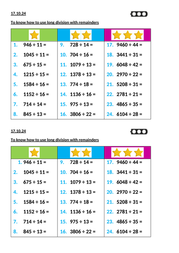 Long division