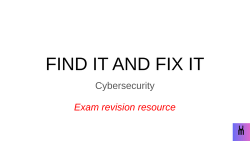 Find it Fix it - Cybersecurity PPT