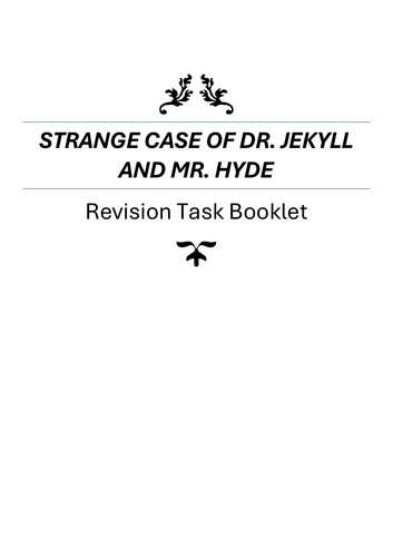 Jekyll and Hyde revision booklet