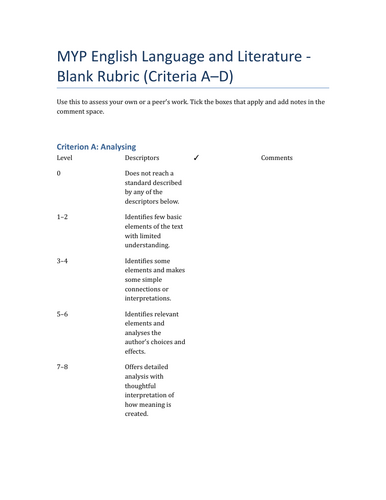 MYP unit of inquiry, Wonder, by RJ Palacio