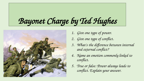 Power and Conflict - Bayonet Charge