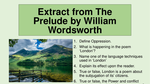 Power and Conflict - The Prelude