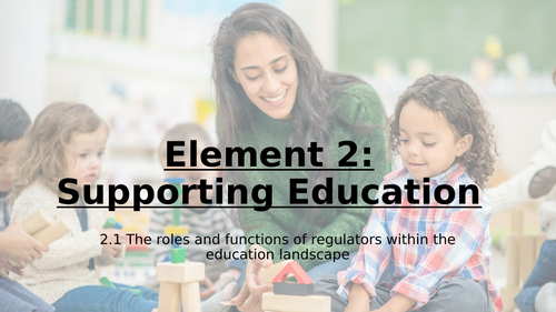 T Level: Education and Early Years Element 2. Full Resource Package GEN2, teaching from Sep 2025