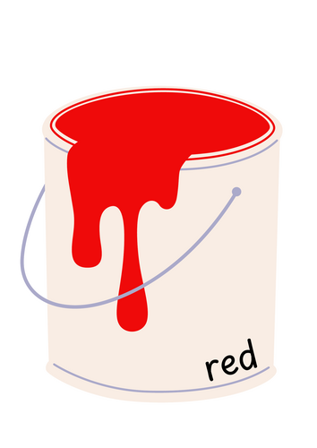EYFS Colours Paint Pots