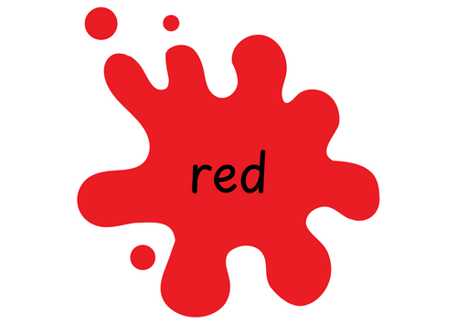 Paint Splats Colour Display