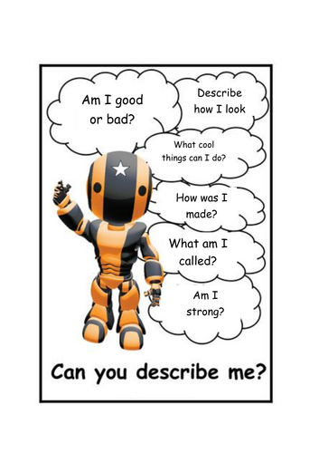 KS2 - Character description pack - Scaffolded sheets