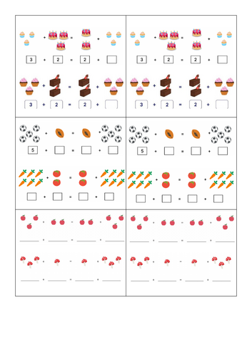 Year 1 Commutative Law Maths Worksheet