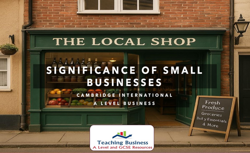 CAIE (9609) Business - Year 12 Business and Its Environment PowerPoint Pack