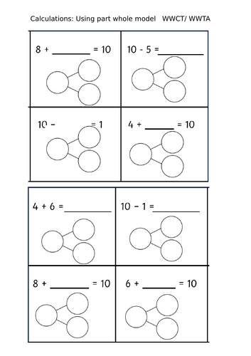 Addition within 20 booklet