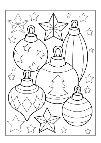 Christmas Colouring in pages
