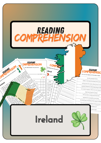 Reading Comprehension - Ireland + Conversation Strips (with solution)
