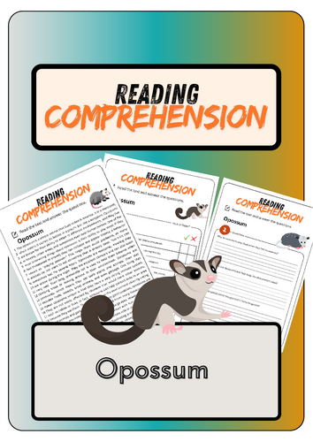 Reading Comprehension - Opossum + Solutions