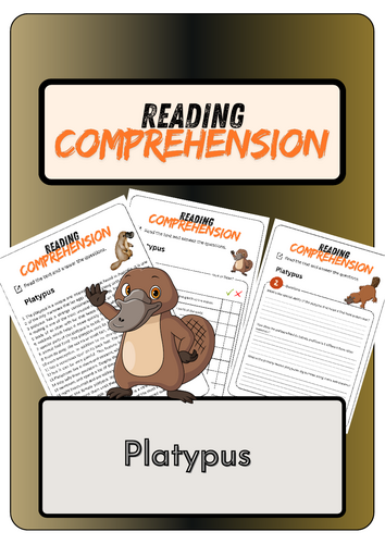Reading Comprehension - Platypus + Solutions