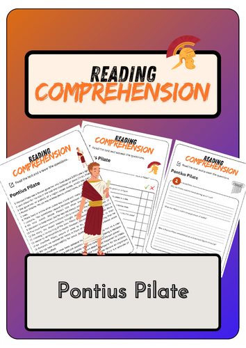 Reading Comprehension - Pontius Pilate + Solutions