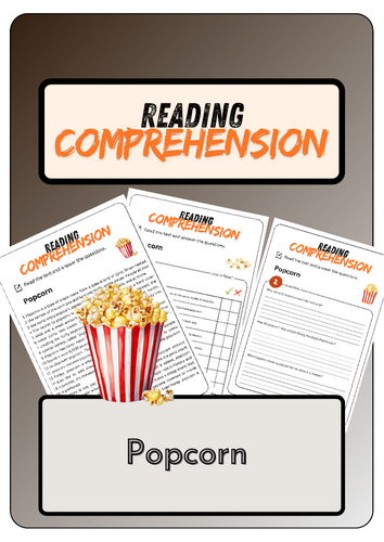 Reading Comprehension - Popcorn + Solutions