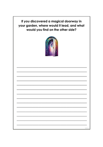 KS2 - Writing prompt - Sentence and story writing practice