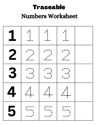 Starry Numbers: A 2-in-1 Number Tracing Practice Pack (1-10)