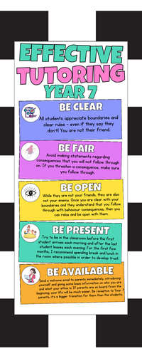 Form Tutor - new teacher - Effective Tutoring