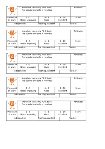 PSHE Autumn 1 - Full Scheme, All Year Groups (Rec to Year 6)