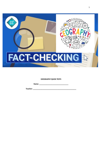 Geography Quick Test Knowledge Checker