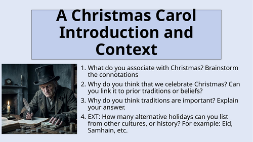 A Christmas Carol - Introduction and Context