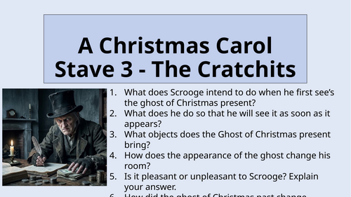 A Christmas Carol - Stave 3: The Cratchits