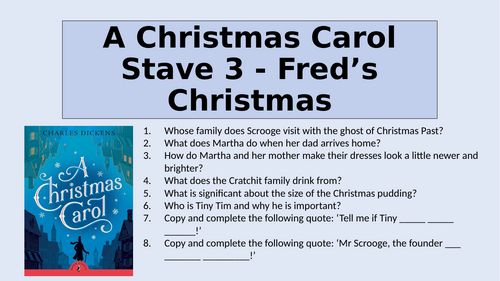 A Christmas Carol - Stave 3: Fred’s Christmas