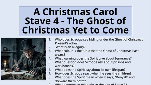 A Christmas Carol - Stave 4: Ghost of Christmas Yet to Come