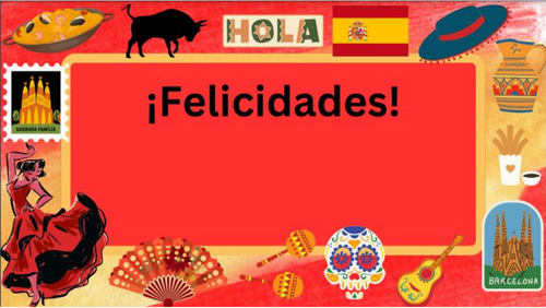 Spanish reward postcard