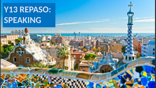 Y13 Speaking Practice