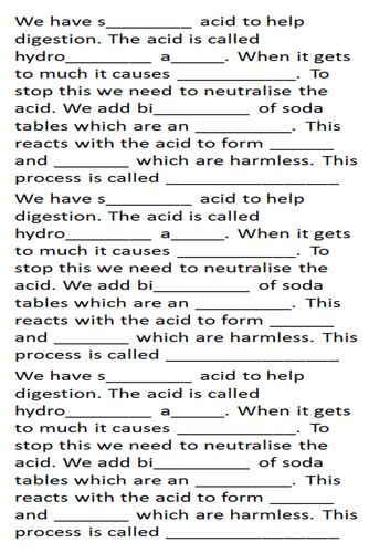 KS3 Year 7 Chemistry - Acids and Alkalis - Neutralisation