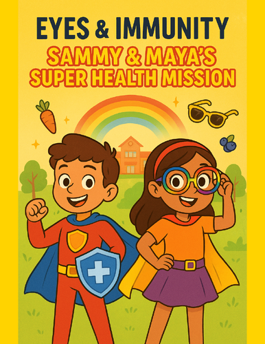 Eyes & Immunity: Sammy & Maya's Super Health Mission: Fun Adventures to Teach Kids About Healthy