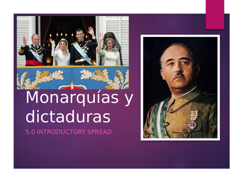 Monarquías y Dictaduras 5.0 Introduction