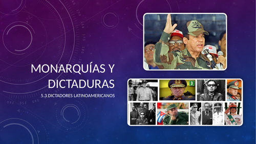 Monarquías y Dictaduras Repaso