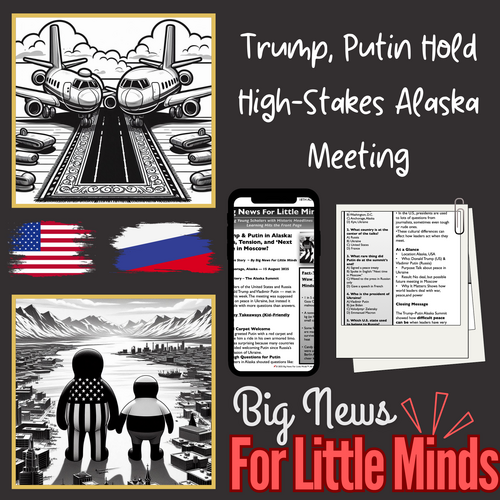 Trump vs. Putin: Key Takeaways from Alaska 2025 Summit - Kids' Article Package & Freebies