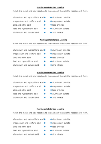 KS3 Year 8 - Chemistry - Metals and Acids - Acids and Metals